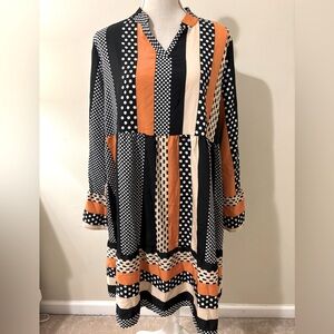 Babydoll Ruffle V-neck dress - size XL